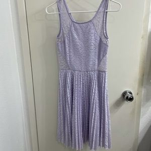 Lilac cutout dress